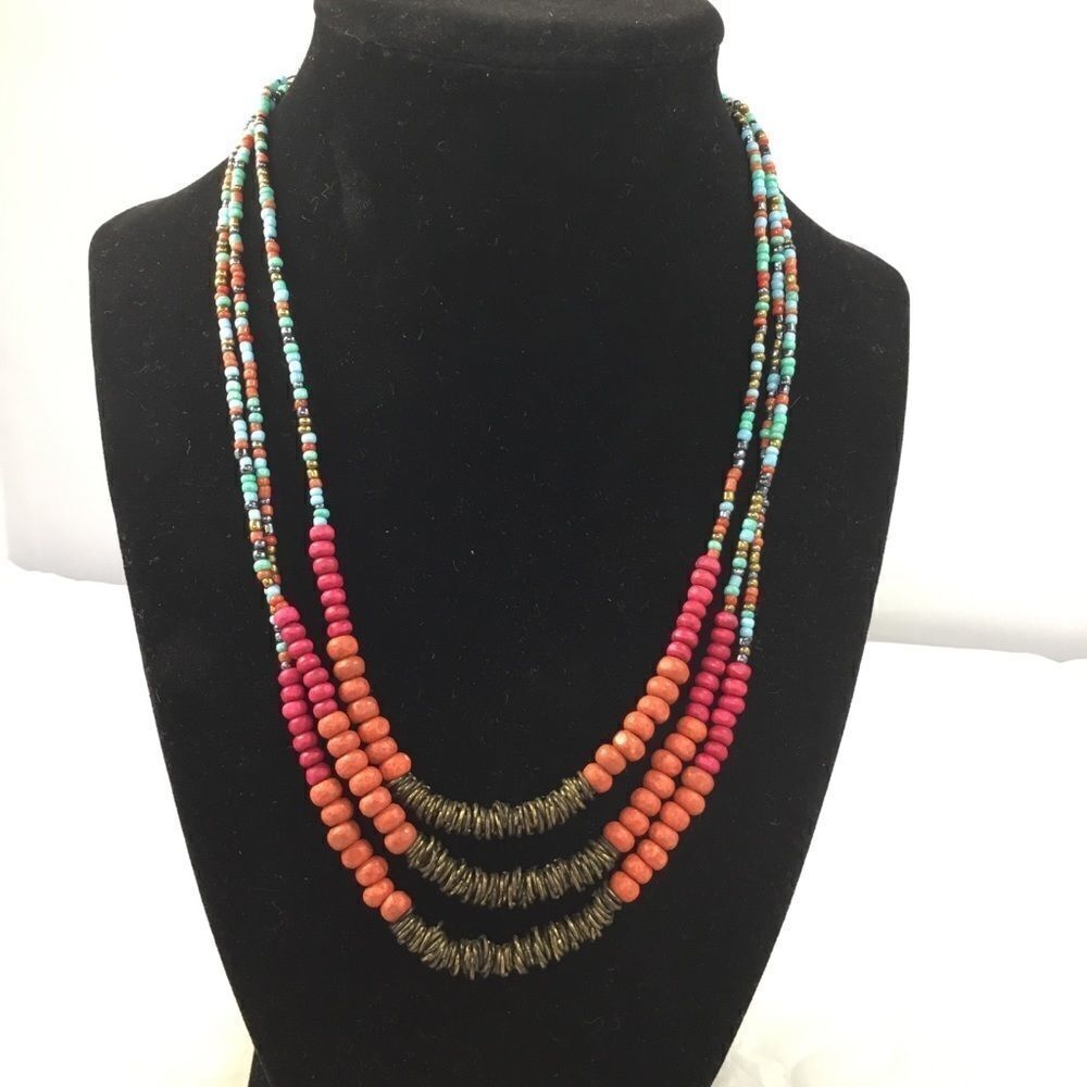 ZAD Layered Beaded Necklace (G2)